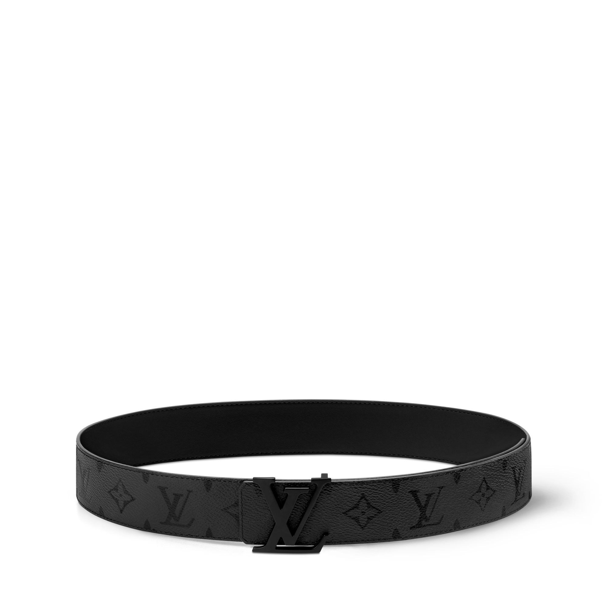 ベルト・LV イニシャル ミッドナイト 40MM リバーシブル モノグラム